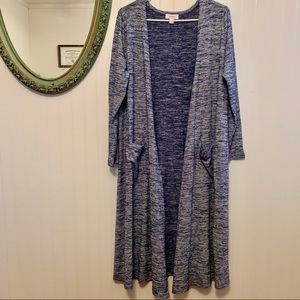 NWOT Blue & White LuLaRoe Sarah Cardigan